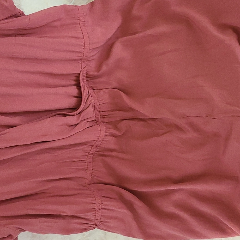 Rose Colored Romper - Picture 2 of 4